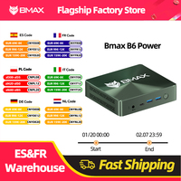 BMAX Mini PC B6POWER Intel Core I7-1060NG7 Windows 11 16GB RAM 1TB NVME SSD nvme_2280 x 2 HDMI USB Bluetooth Computer type-C