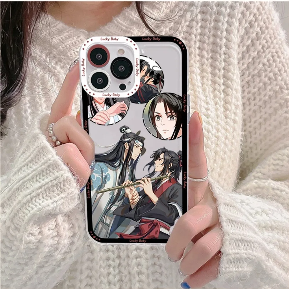 Anime Grandmaster Mo Dao Zu Shi MDZS Phone Case For IPhone 11 12 13 14 Mini Pro Max XR X XS TPU Clear Case For 8 7 6 Plus SE