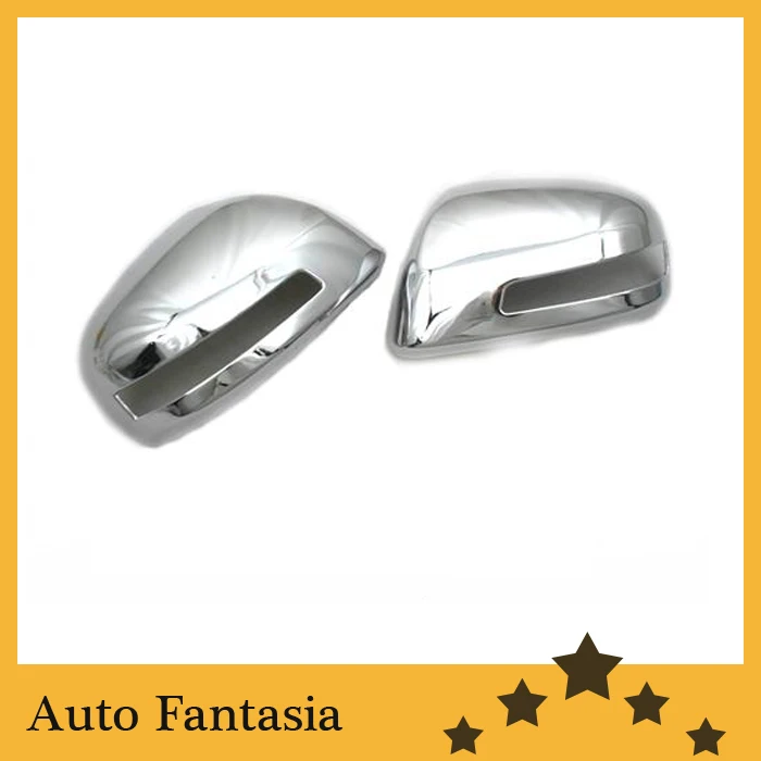 Chrome trim strips chrome side mirror cover with Integrate cutout - for Honda Civic 2012 Up - free shipping