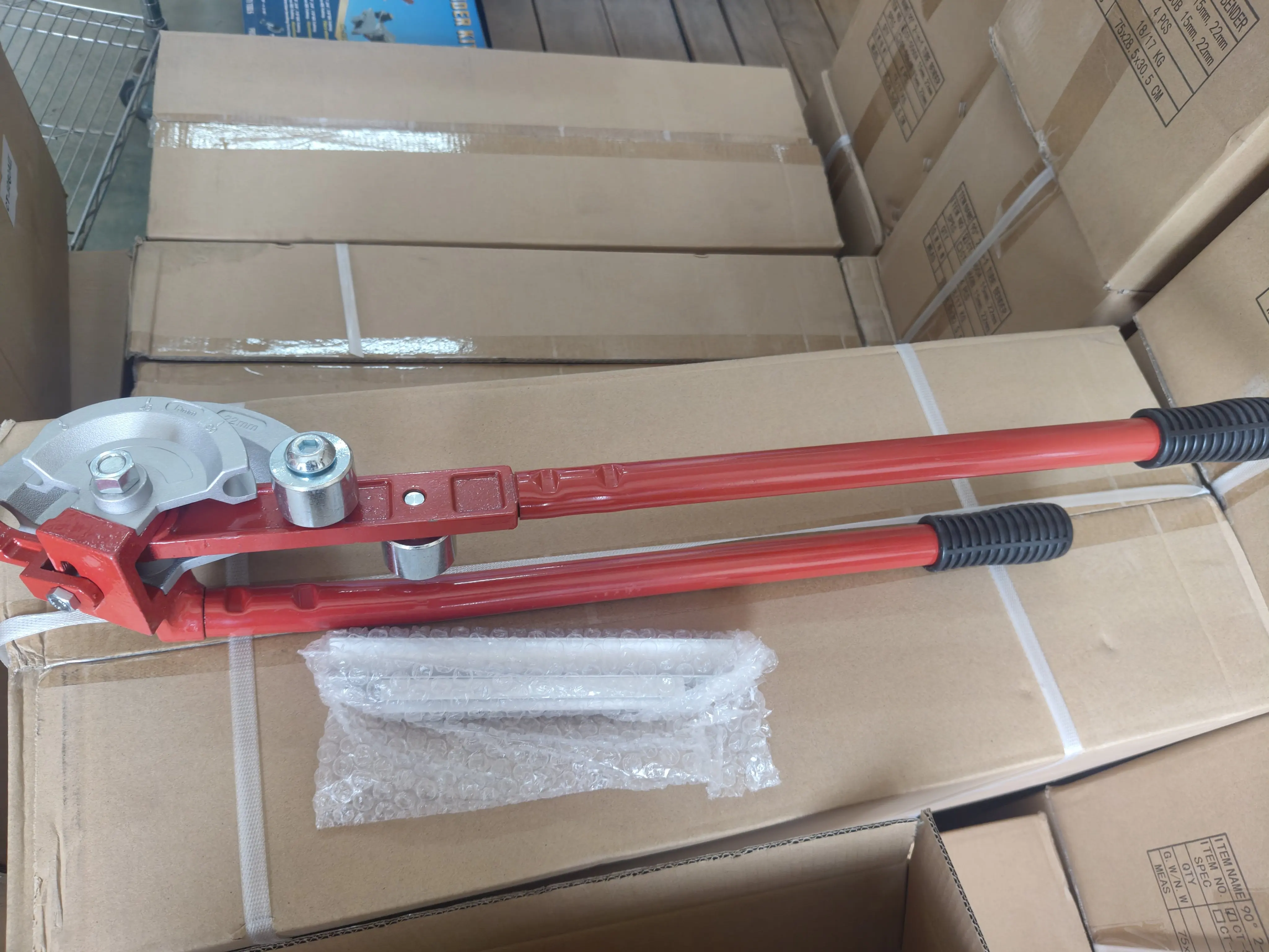 Heavy Duty Copper Pipe Bender 15+22mm,90 Degree Manual Tube Bending Tool,for Home Plumbing and Water Supply Lines