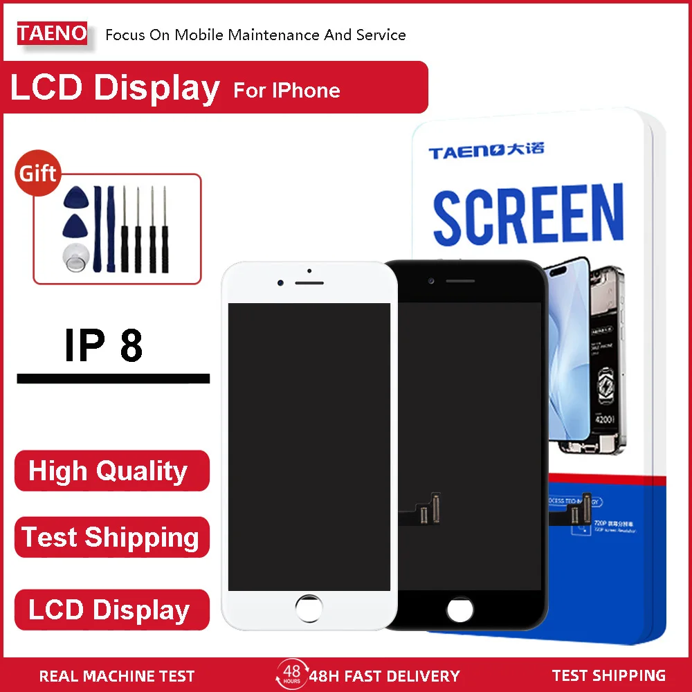 Taeno Mobile Phone Lcd Screens For Iphone 6 6g 6p 6splus 6s 7 8 7plus 8p Cellphones TFT Screen Display Repair Bright Recommend