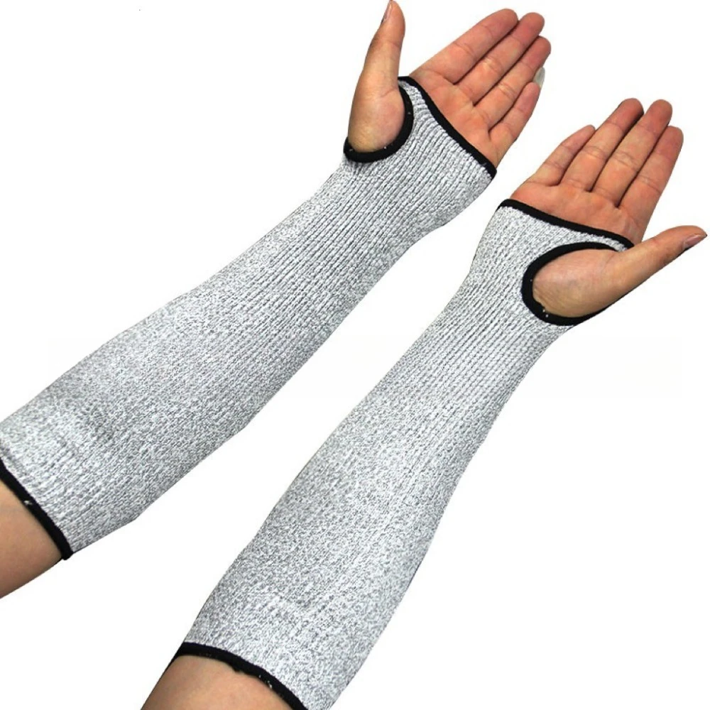 5-level Anti Cutting Sleeve Arm Protection Wear-resistant Scratch Resistant Lifting Glass Oil ResistantSlaughterBreathableGloves