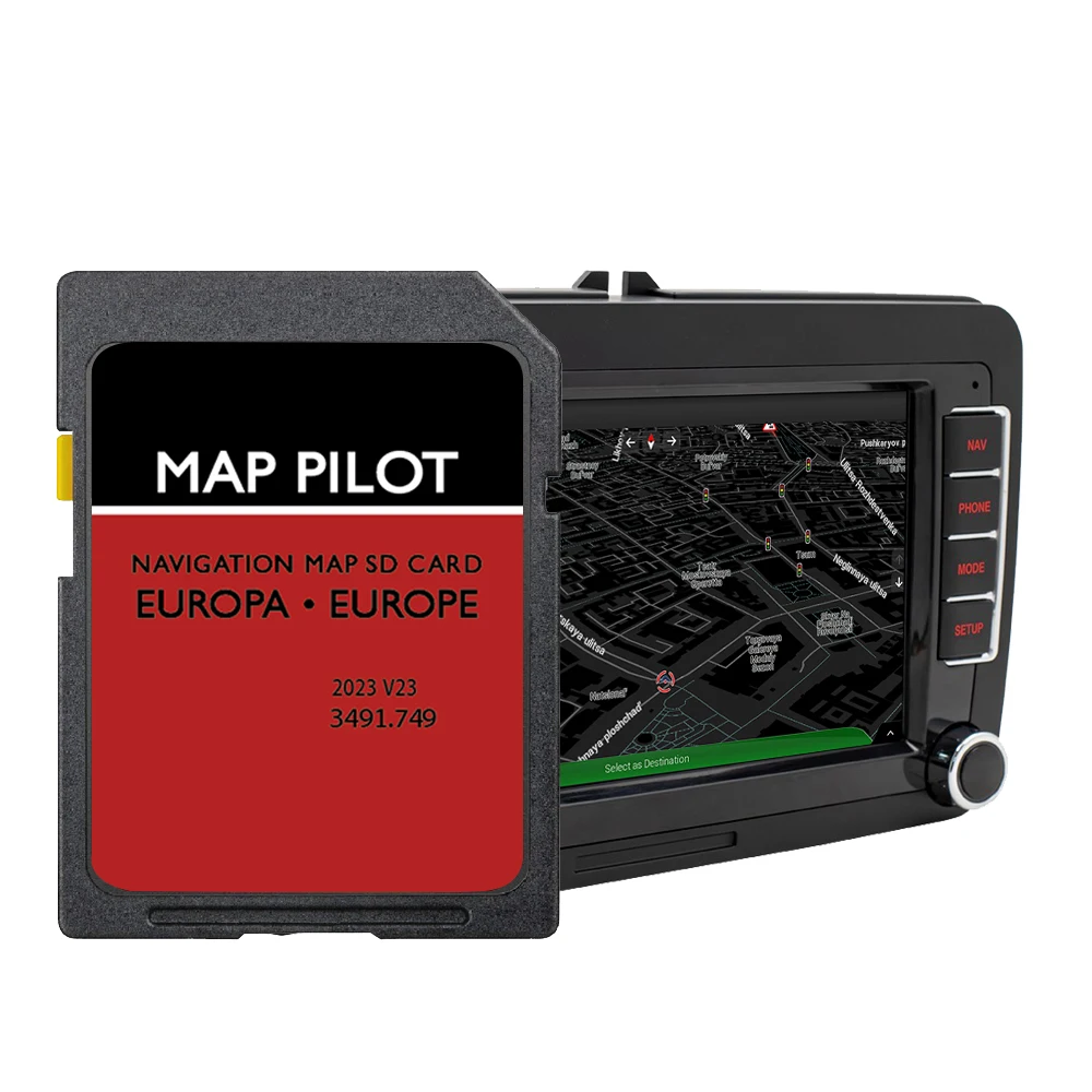 

for Mercedes A/B/C/E/CLA/CLS/GLA/GLK class Vehicle 2023 GPS SD Card Update Europe Map V23 Becker MAP PILOT Navigation