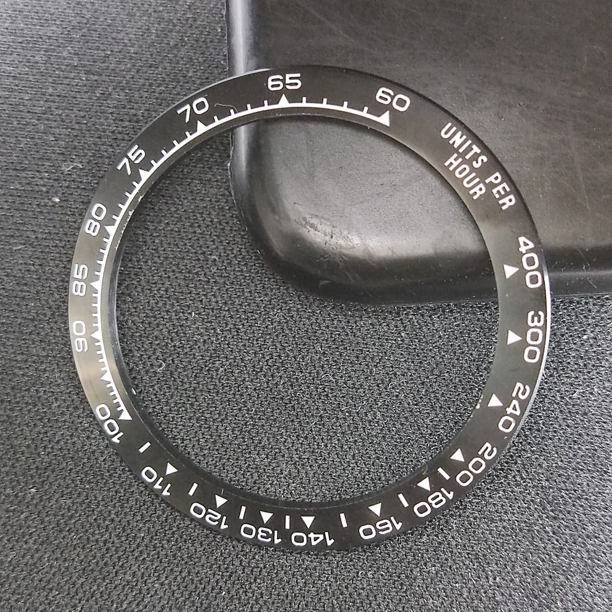 Vk63 cassa cronometro orologio al quarzo Sloped lunetta in ceramica inserto 38.5*30.5mm o 39.3 * mm * 31.5mm per parti di orologi vk63 (senza luminoso)