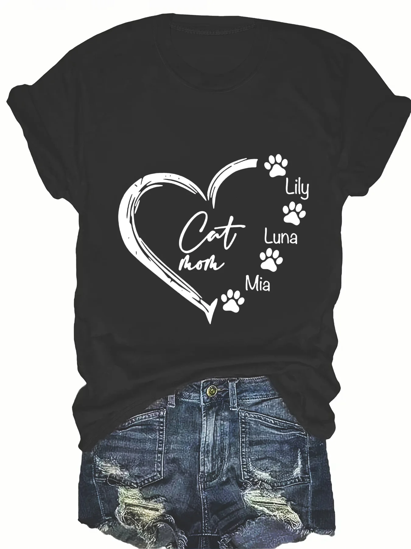 

Модная женская футболка с круглым вырезом и коротким рукавом с геометрическим принтом, трендовый дизайн