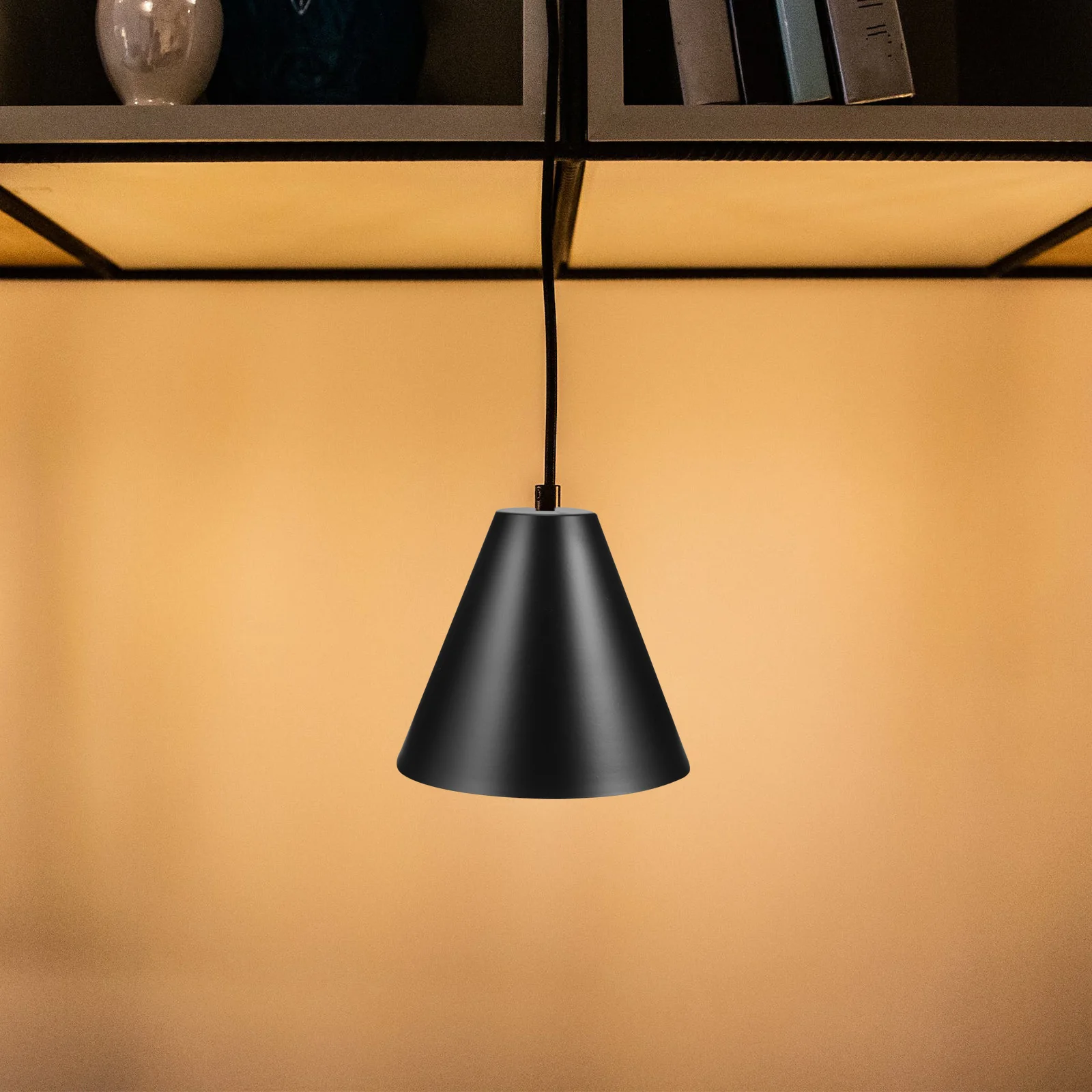 

1 шт., железный абажур для настольной лампы, современный минималистичный сменный чехол для спальни, гостиной, декоративное освещение, металлический абажур