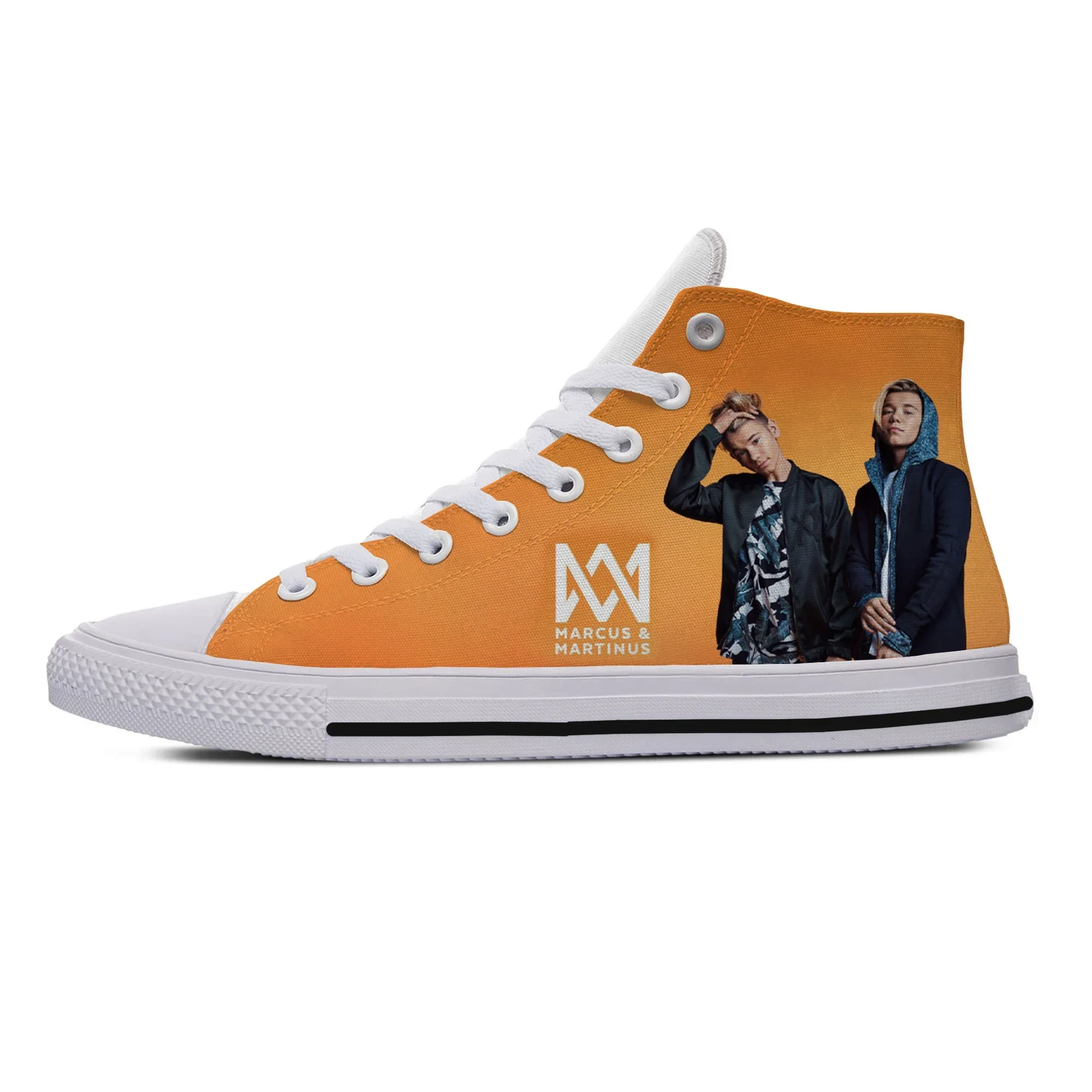 Hete Zomer Marcus En Martinus Nieuwigheid Ontwerp Lichtgewicht Hoge Top Canvas Schoenen Mannen Vrouwen Casual Ademende Sneakers Board Schoenen