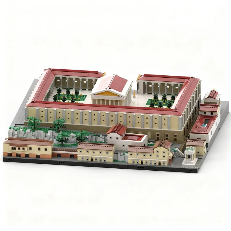 8809pcs MOC Creator Designer Sets Heliogabalium Model Building Blocks Toy Architecture Christmas Gift Art Assemble Birthday