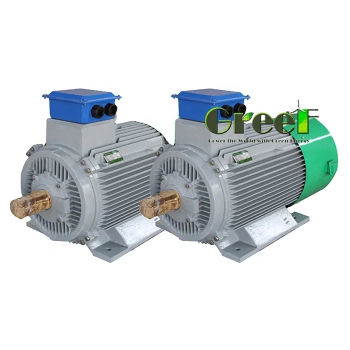 20kw 30kw magnet generator low rpm 375RPM 3phase 400Vac generating 50Hz pmg