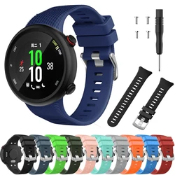 Silicone Watchband Strap for Garmin Forerunner 45 45s Sport Replacement Wristband Bracelet with Tool Watch accessories Correa