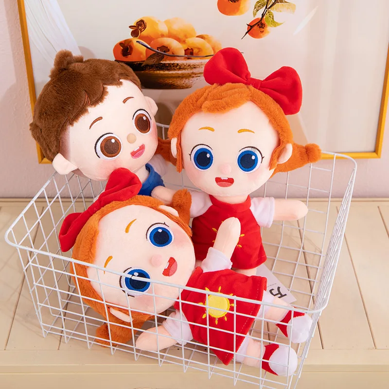 

Новая 30 см плюшевая игрушка Kawaii Yina и Chacha, милая плюшевая игрушка, стежка, кукла, украшение для дома, детские подарки на день рождения
