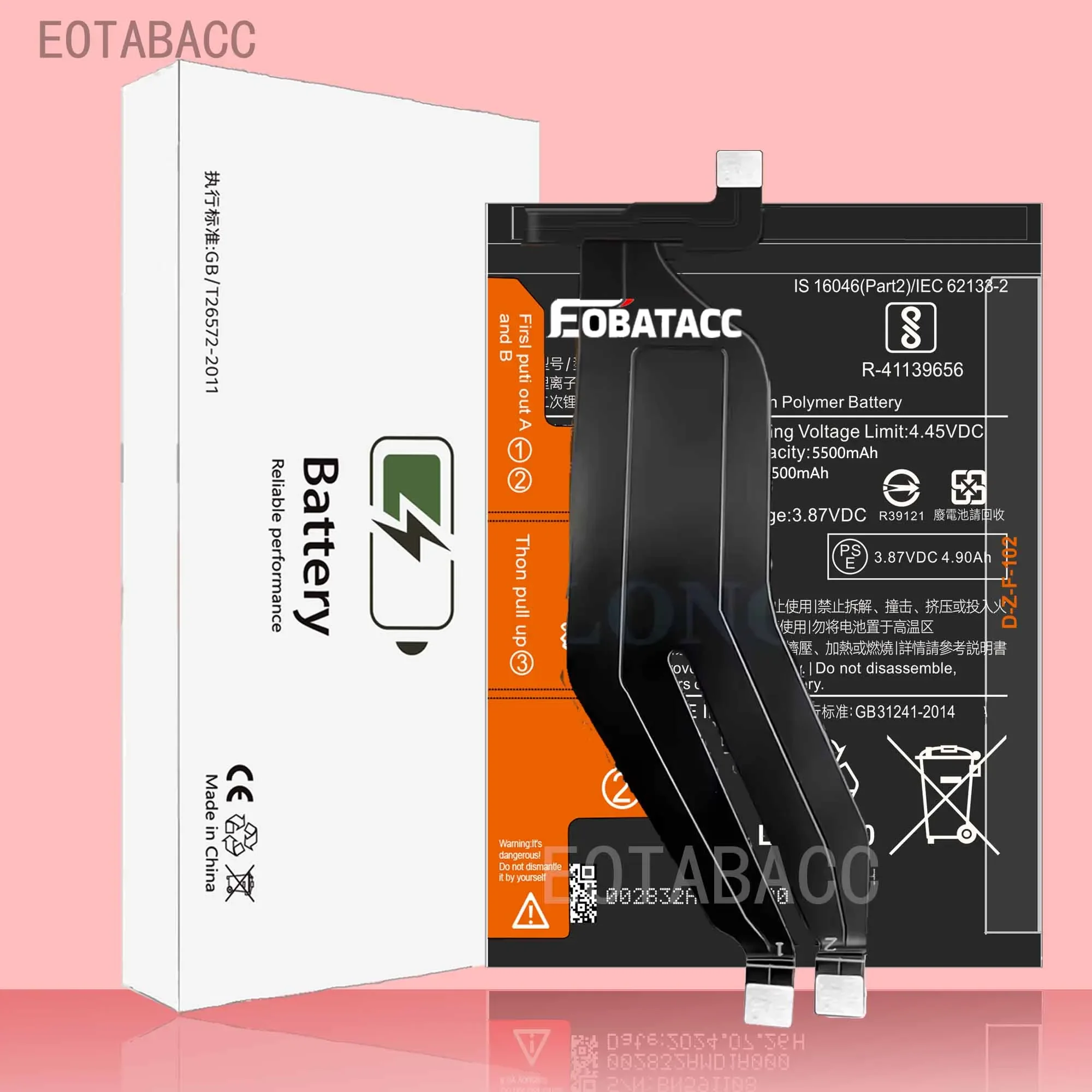 EOTABACC 100% New Original Battery BM5D For XIAOMI Redmi K50 / K50 Pro Battery +Tools
