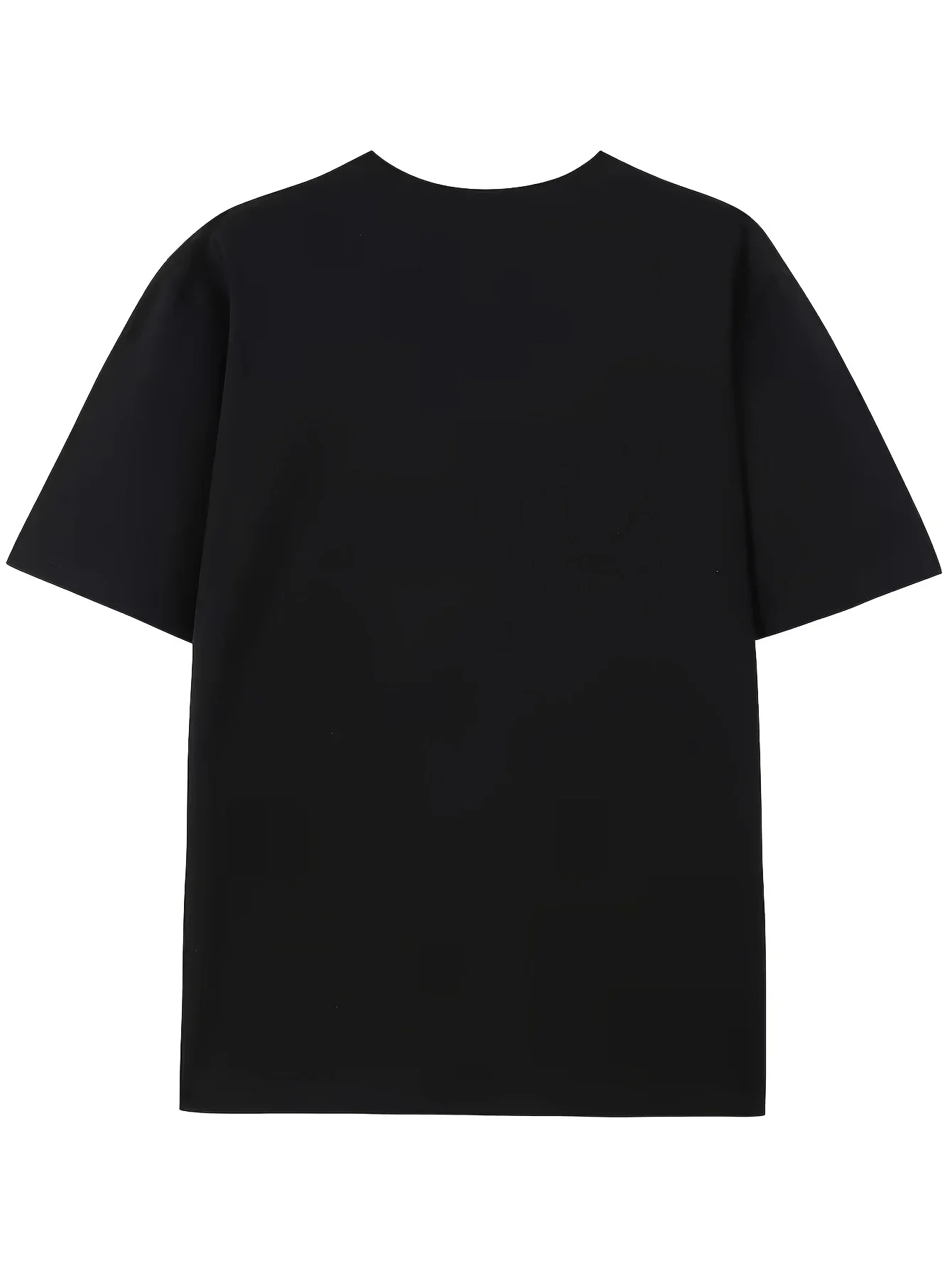 Men's Relaxed Fit Pure Cotton T-Shirt - Oversized Short Sleeve Round Neck Breathable Tee Suitable for All Seasons, Machine Washable Casual Shirt, Minimalist Plain Design for Casual Attire & Holiday Gifts (No Transparency)