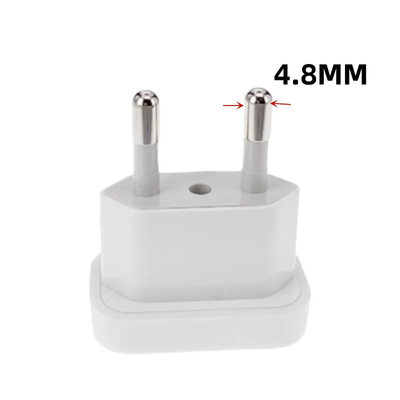 الاتحاد الأوروبي محول القابس الولايات المتحدة إلى الاتحاد الأوروبي اليورو كوريا فرنسا محول السفر CN الصين إلى الأوروبي Ruassia 2Pin محول التيار المتردد المقبس الكهربائي