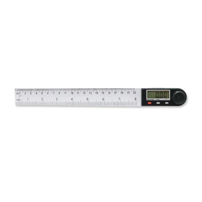 Shahe Digital Protractor Angle Ruler 200mm 8inch Angle Finder Meter Plastic 360 Degree Goniometer Inclinometer Measuring Tool