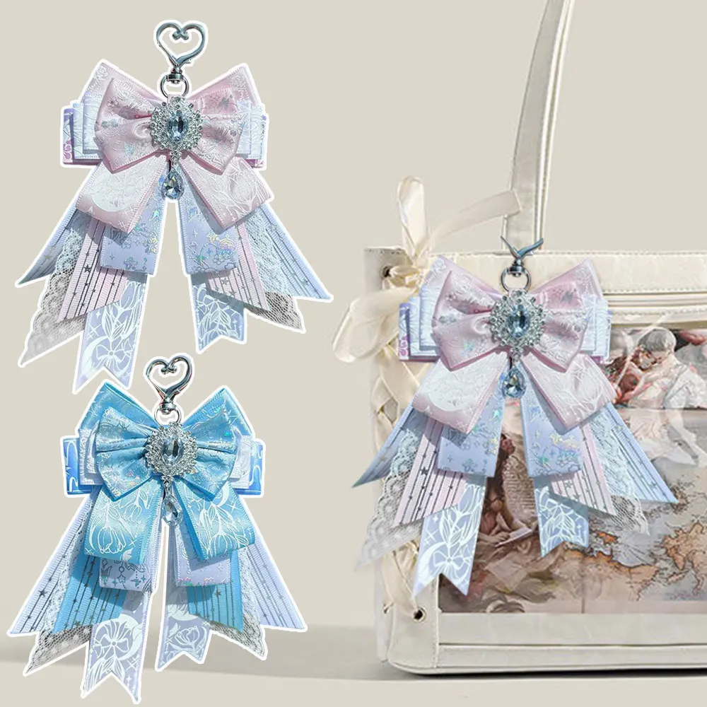 

Itabag Decoration Pendant Itabag Accessories Ribbon Bow Lolita Style Accessories DIY Decoration Cute Keychain Gift For Friend