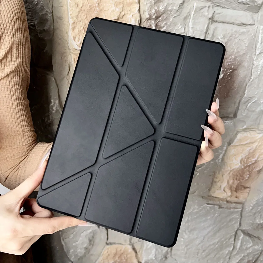 

Shockproof Acrylic Protective Case for Samsung Galaxy Tab S10/S10 FE/S10 Lite 11 Inch - Y-Fold Back Cover Shell Hard Case