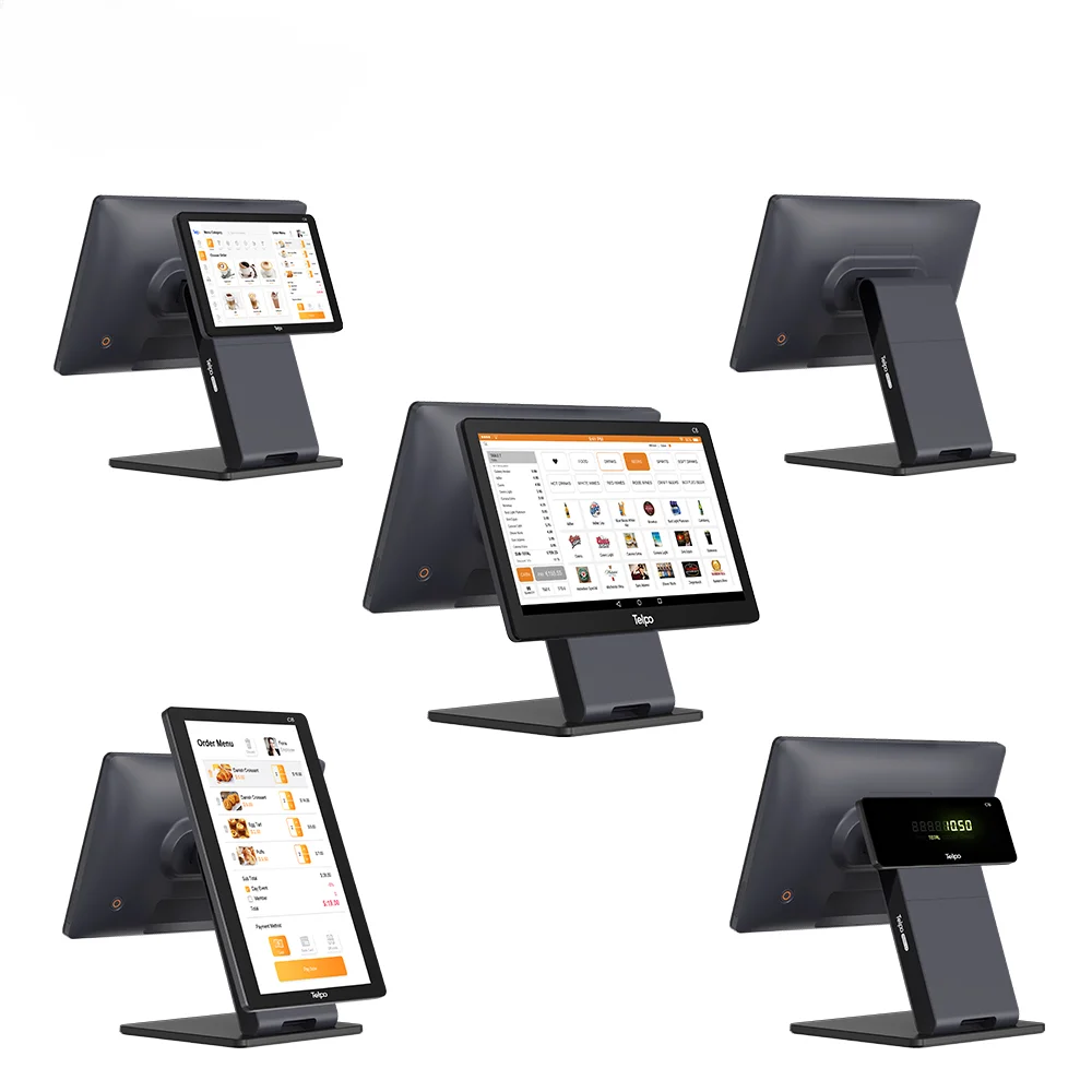 touchscreen double screen android pos computer point of sale system retail store pos