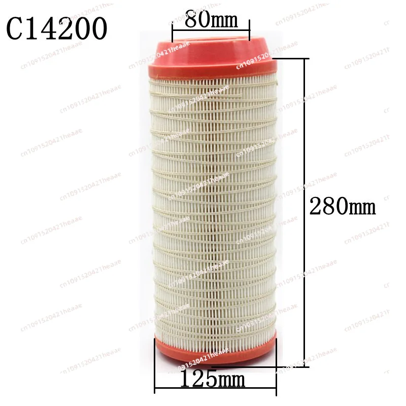 Suitable for air filter element interface style filtration of screw air compressor