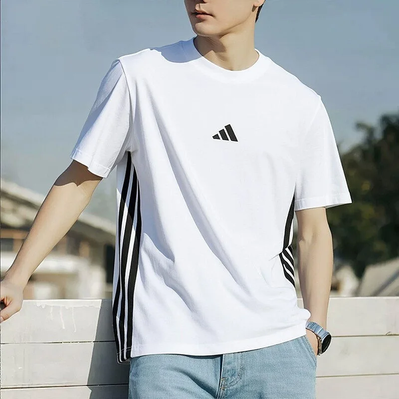 Adidas Men's Summer 2026 Sportswear Half-Sleeve Casual Round-neck Short-Sleeve T-Shirt JE6388