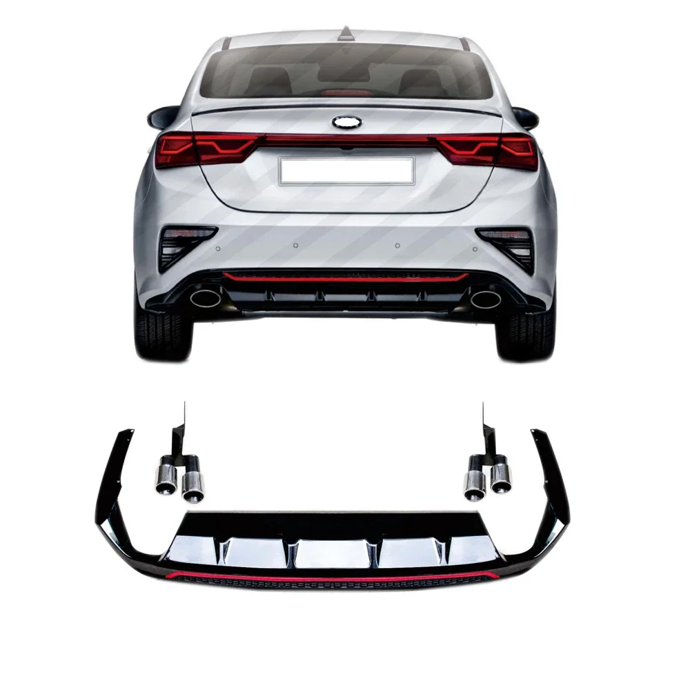 New Product For 2019 2020 2021 Kia K3 Forte Cerato diffuser Cerato Rear lip PP Plastic Material Bodykit For Rear