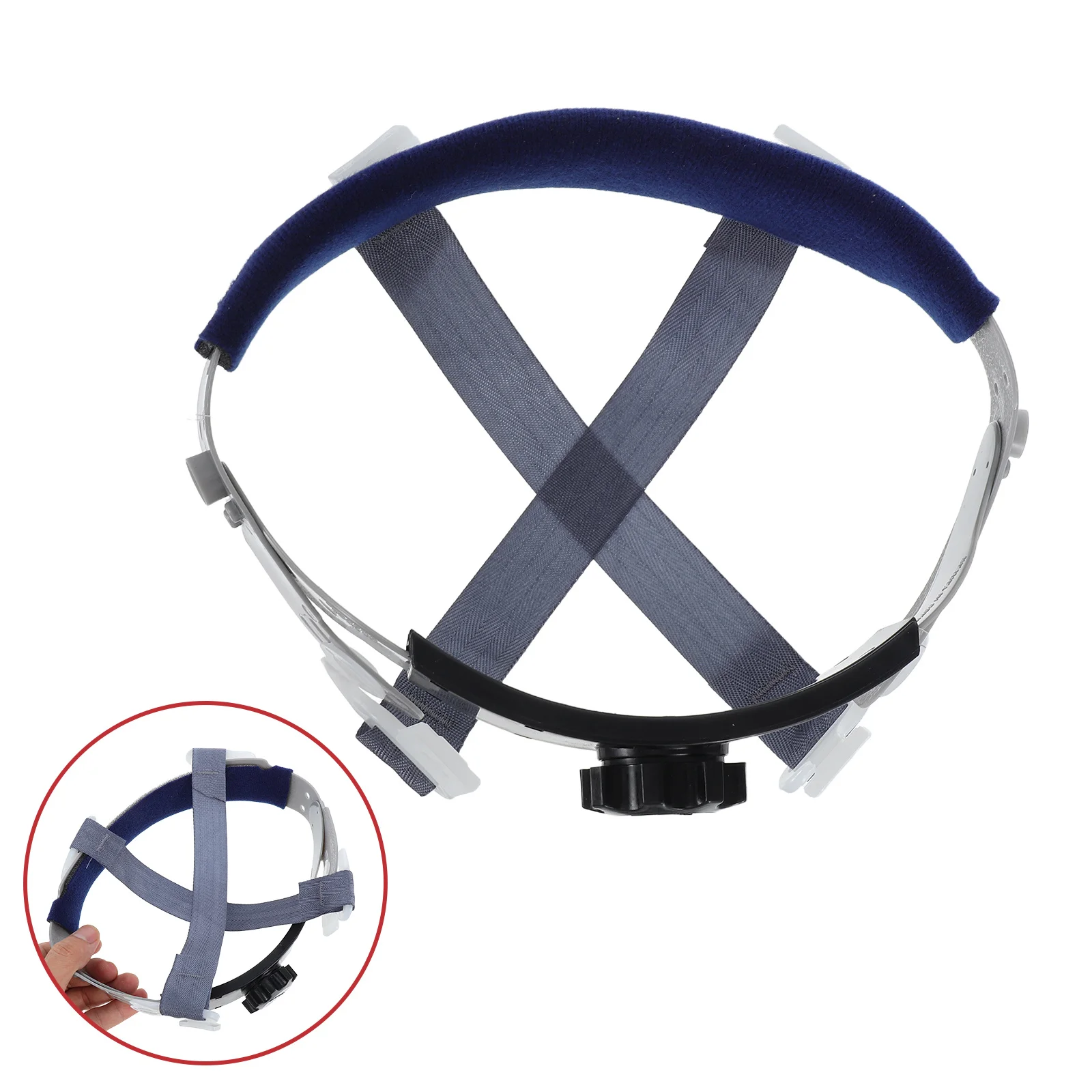

Safety Hat Liner 6-Point Adjustable Plastic Suspension Insert For Hard Hat Breathable Replacement Construction Worker
