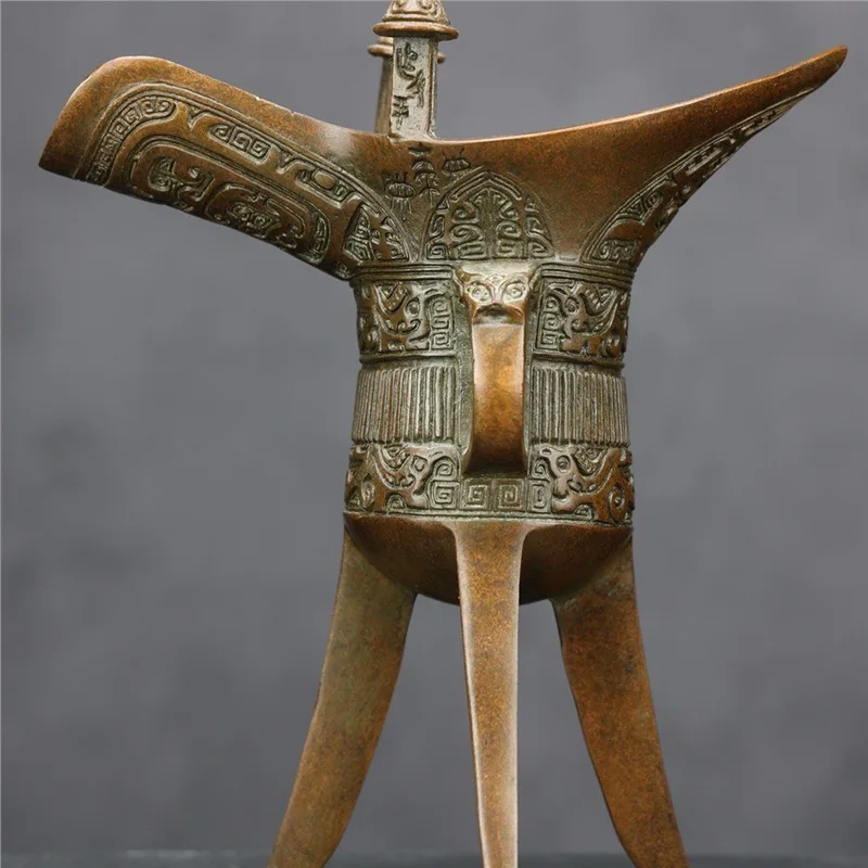 Shaanxi Zhouyuan Museum Replica Red Copper Material Supplier Fuxin Jue High 20.5 Long 17 Wide 8 Decorative Home Ornaments