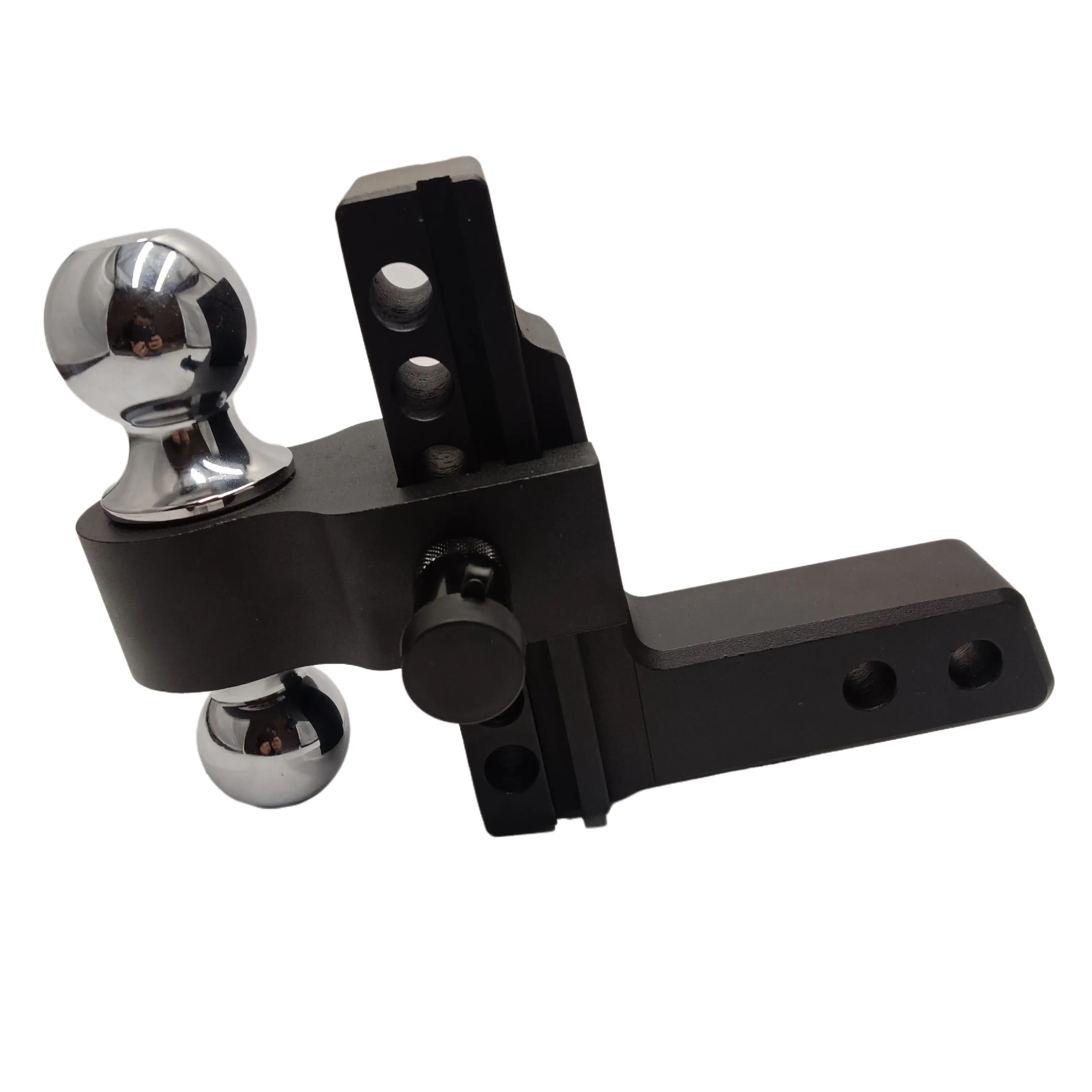 New Youjia Aluminum Alloy Adjustable Trailer Ball Mount Bracket Lockable Tow Hook Coupler Bar For RV Truck Accessories