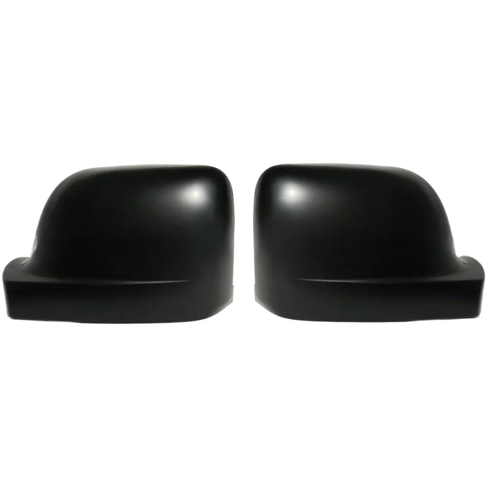For Auto Exterior Upgrade Bright Black Side Mirror Housing Simple Installation High Quality Plastic Left And Right Pair