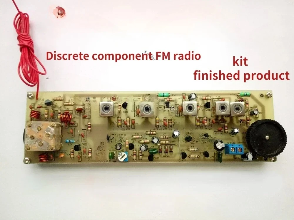 

Discrete Components FM Frequency Modulation Superheterodyne Radio Kit DIY Electronics