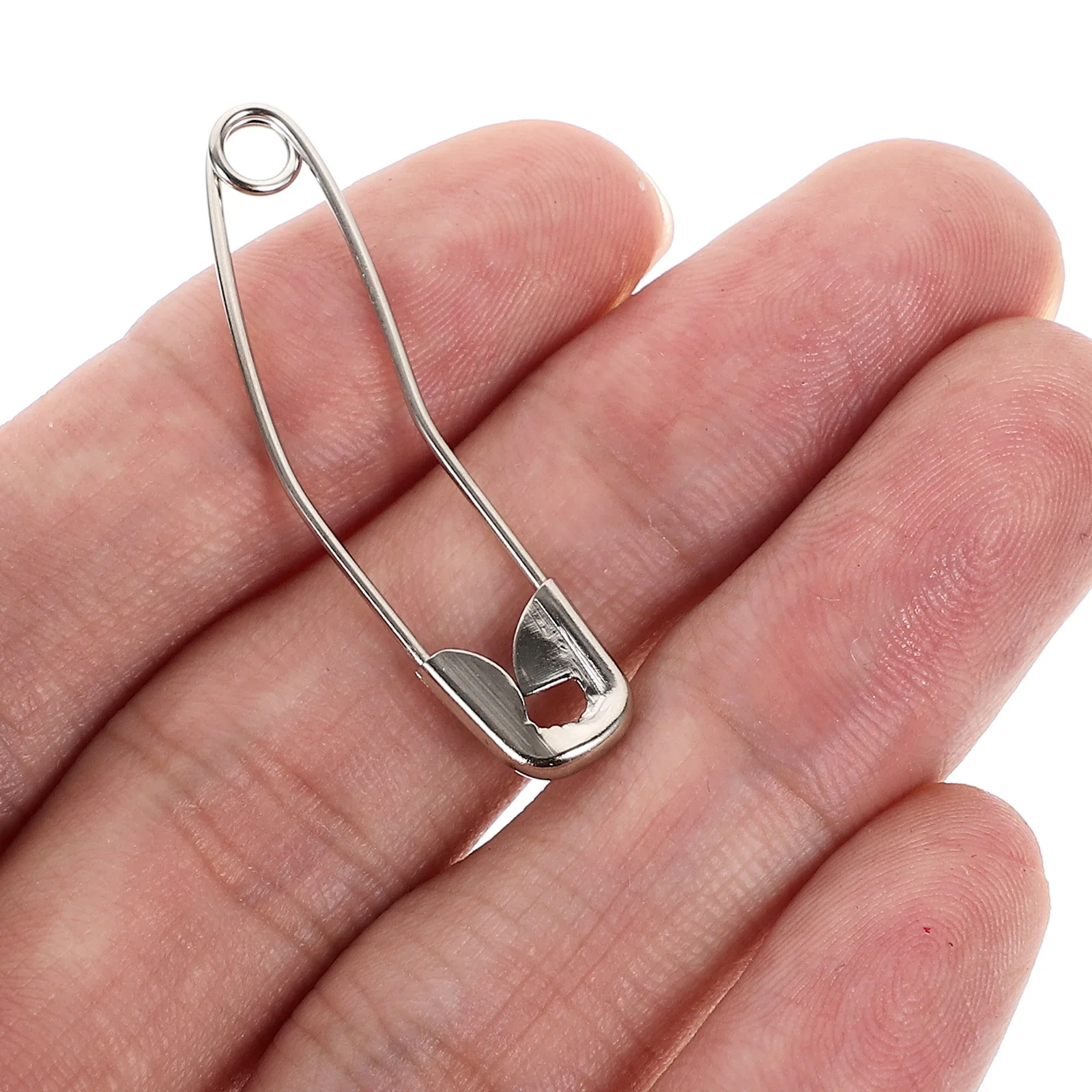 

Curved Safety Pin 1 Box Stainless Steel Sewing Pin for Fabric Crafts Jewelry Making DIY Projects Fixing Clothes Accessories