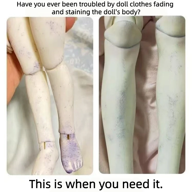 Prevent Staining Adhesive Bandage for BJD Doll Color-proof Clothes White Tape no Residue Base Layer Clothing Doll Accessories