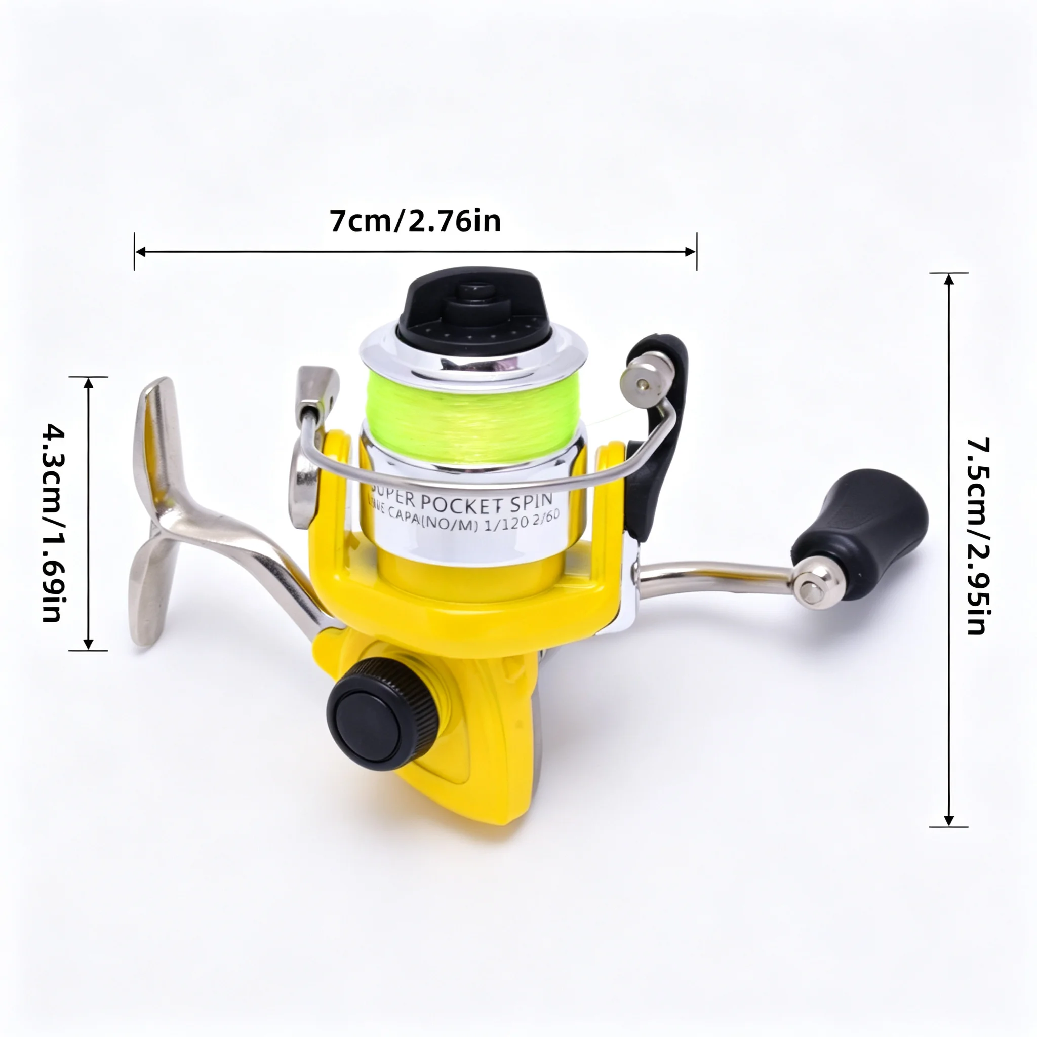 1 mulinello da pesca tascabile - Ice Fishing Line recensione e prezzo