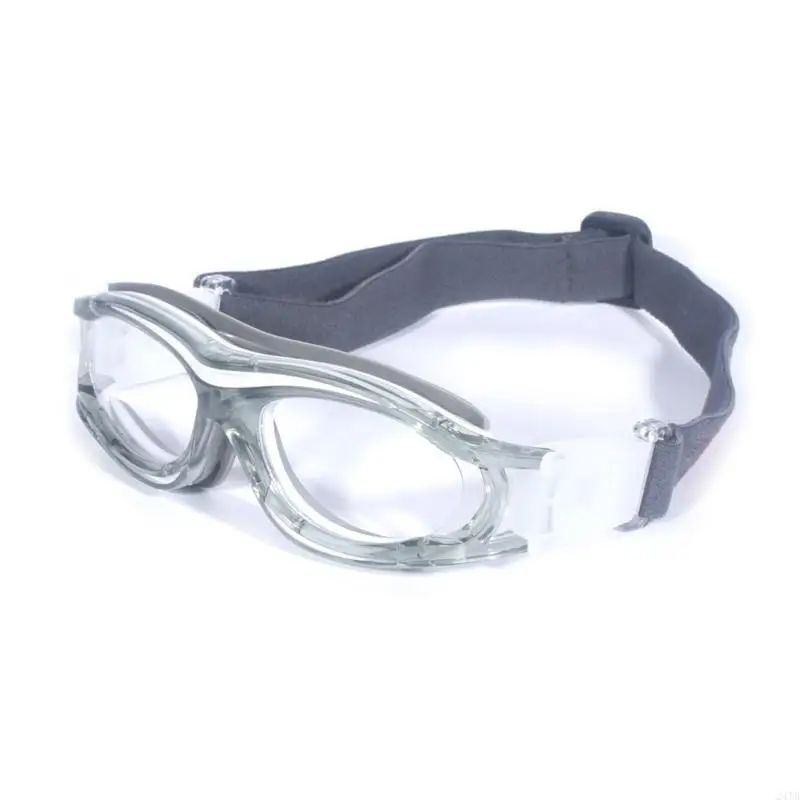 サッカーグラススポーツ眼鏡は調整可能なストラップ付きの保護セーフグラス