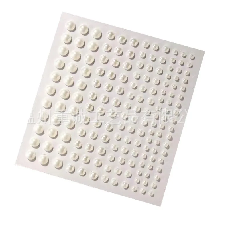 Hot Selling Pearl Face Gems Stickers Self Adhesive Waterproof Rhinestones for EDM Festival Party Makeup Nail Art Decor view 5