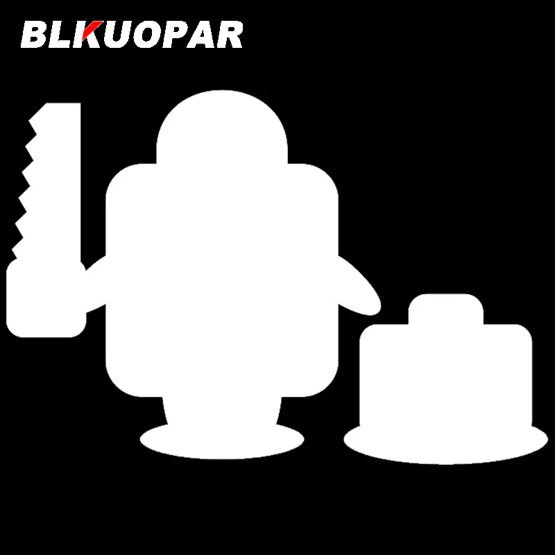 BLKUOPAR For Window Character As A Woodworker Car Stickers Waterproof Creative Decals Funny Occlusion Scratch Car Accessories