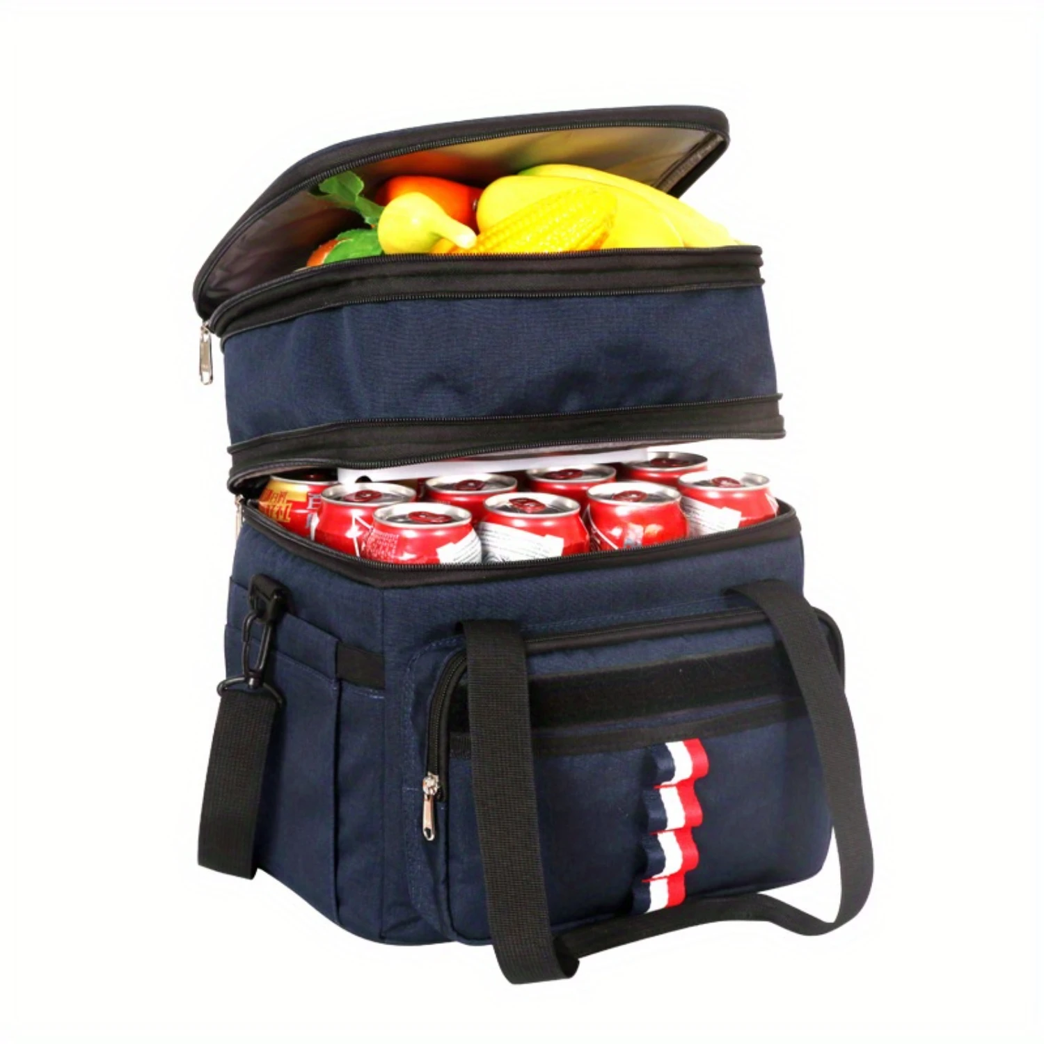 Lunch Bag Fresh Bento Bag Thermal Bag Double Ice Bag Capacity Can Be Expanded Portable Lunch Box Bag 20l Picnic Bag