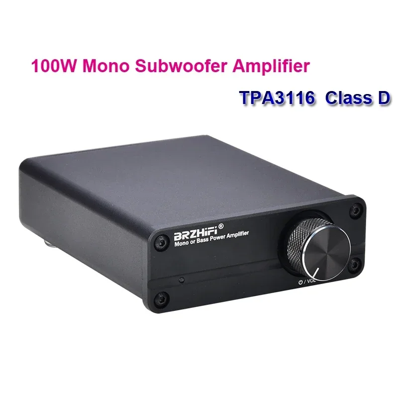 100W Mono TPA3116 Digital Amplifier Subwoofer Home Theater Class D Amplificador TPA3116D2 High Power Amp