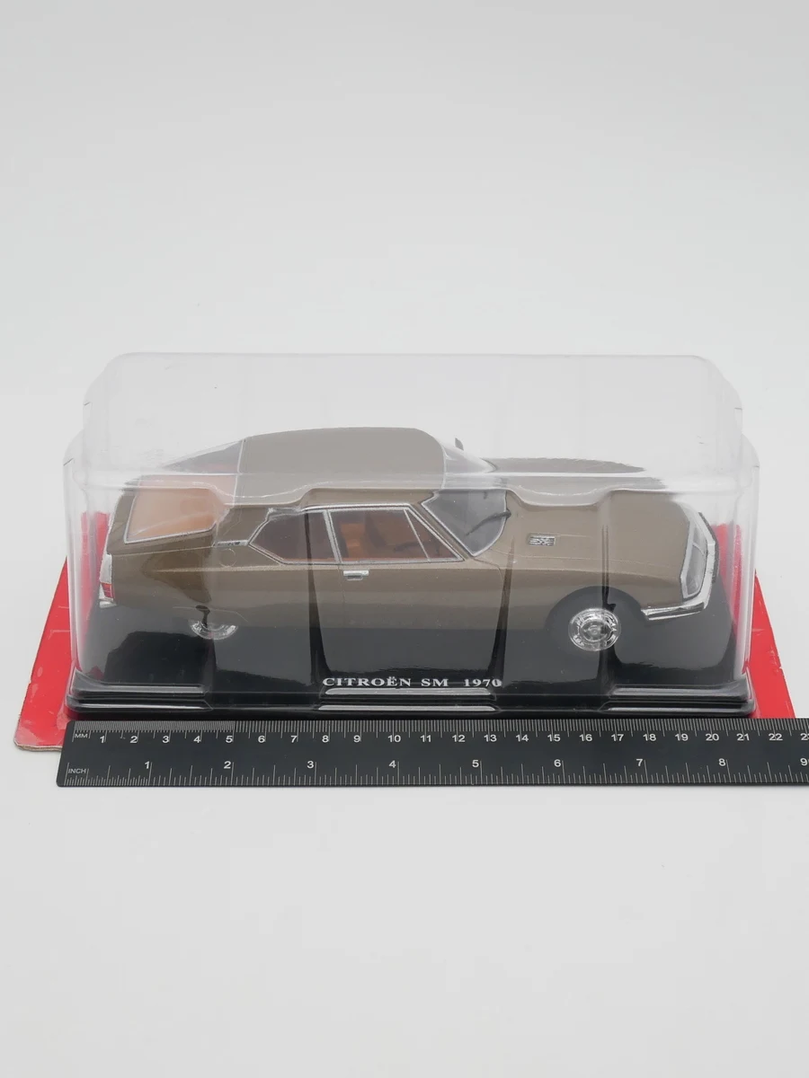 سيارة لعبة معدنية طراز IXO 1:24 Hachette Citroen SM 1970