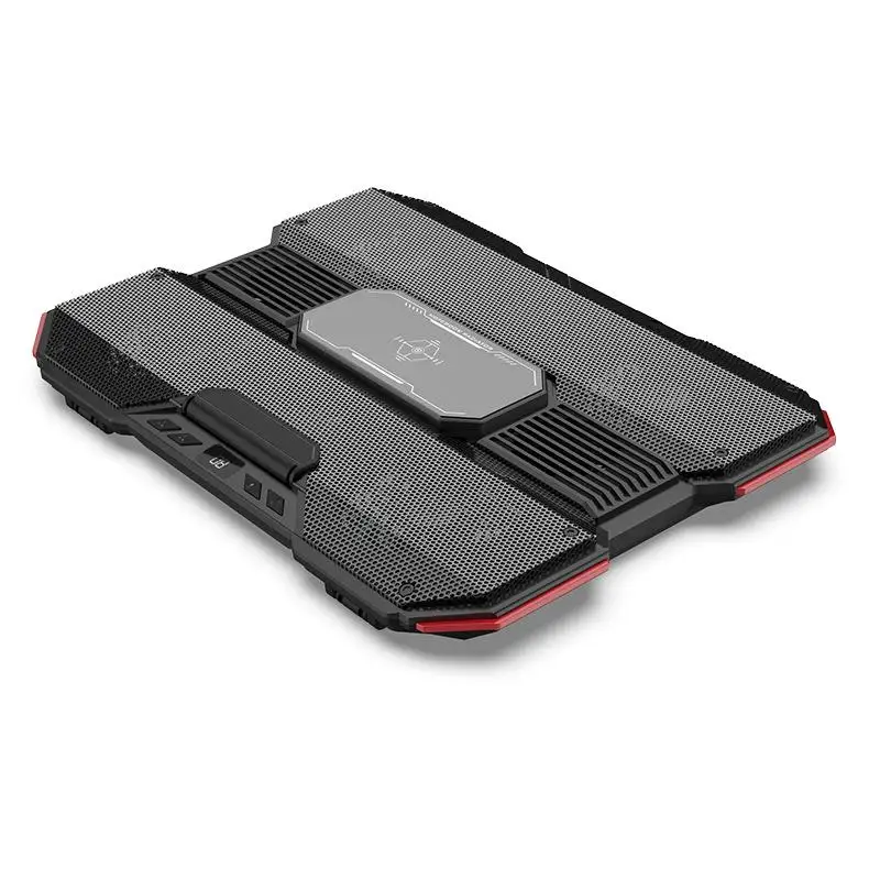 

Laptop Cooling Base with 9V Silent Fan Metal Mesh Semiconductor Radiator for Notebook Computer Gaming Cooling System H7 Model
