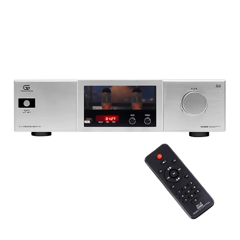 HIFI أنبوب مكبر كهربائي بلوتوث 5.3 130Wx2 ECF80 أنابيب 5198 1941 أنبوب الطاقة حلقية محول المنزل اوديوفيلي مكبر للصوت