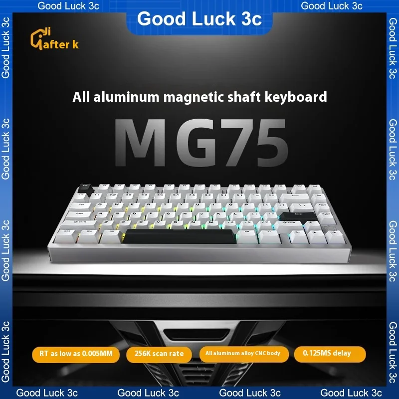 

Новый Irok Mg75 Pro магнитный переключатель, механическая клавиатура с эффектом Холла, проводная 8 кГц ArGB, алюминиевая прокладка с ЧПУ, игровая клавиатура для ПК, геймер