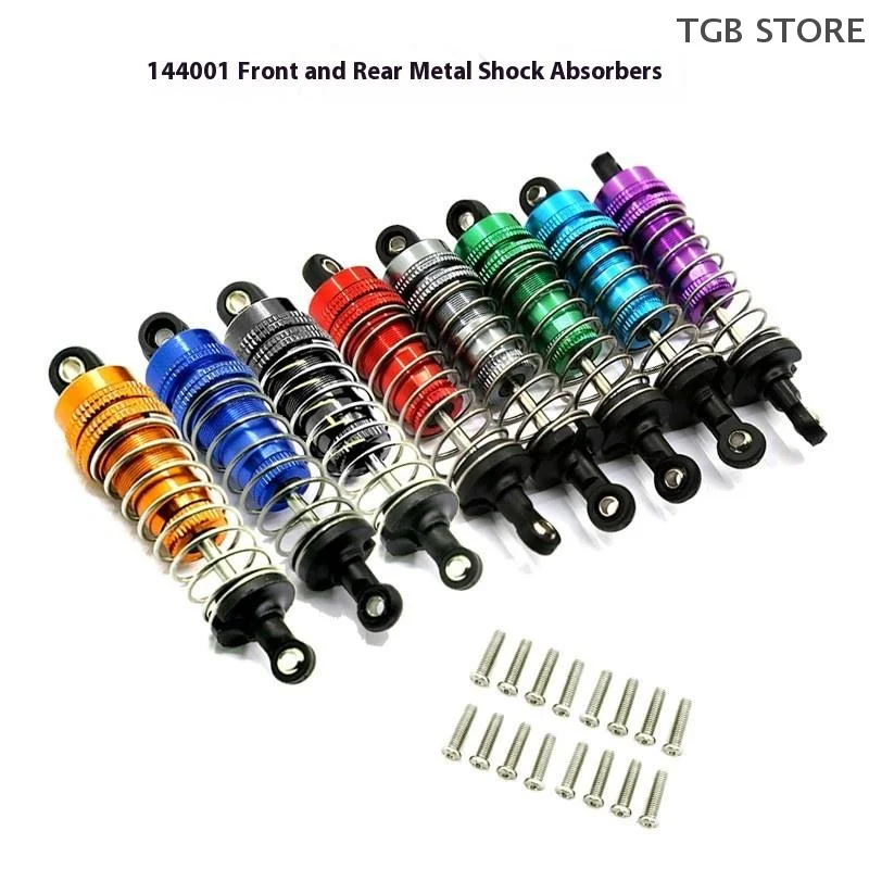 

2 шт. 1/16 RC автомобильный масляный амортизатор, металлические детали для обновления радиоуправляемого автомобиля, аксессуары для SCY 16101 16102 16103