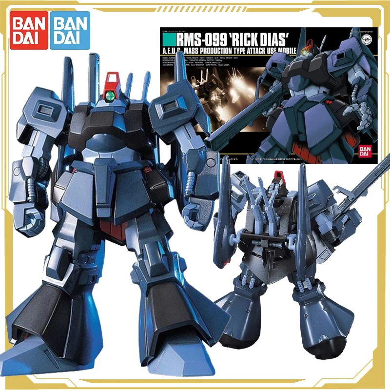 

Bandai оригинальная аниме-фигурка GUNDAM HGUC 1/144 RMS-099 Likadias, сборная модель, экшн-фигурки, игрушки для мальчиков и девочек, детский подарок