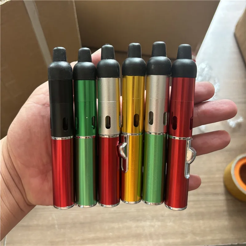 Nouveau Briquet d'Aromathérapie Multifonctionnel Créatif 2026, Mini Pipe Métallique Portable avec Pierre Volcanique, Accessoire pour Cigarettes
