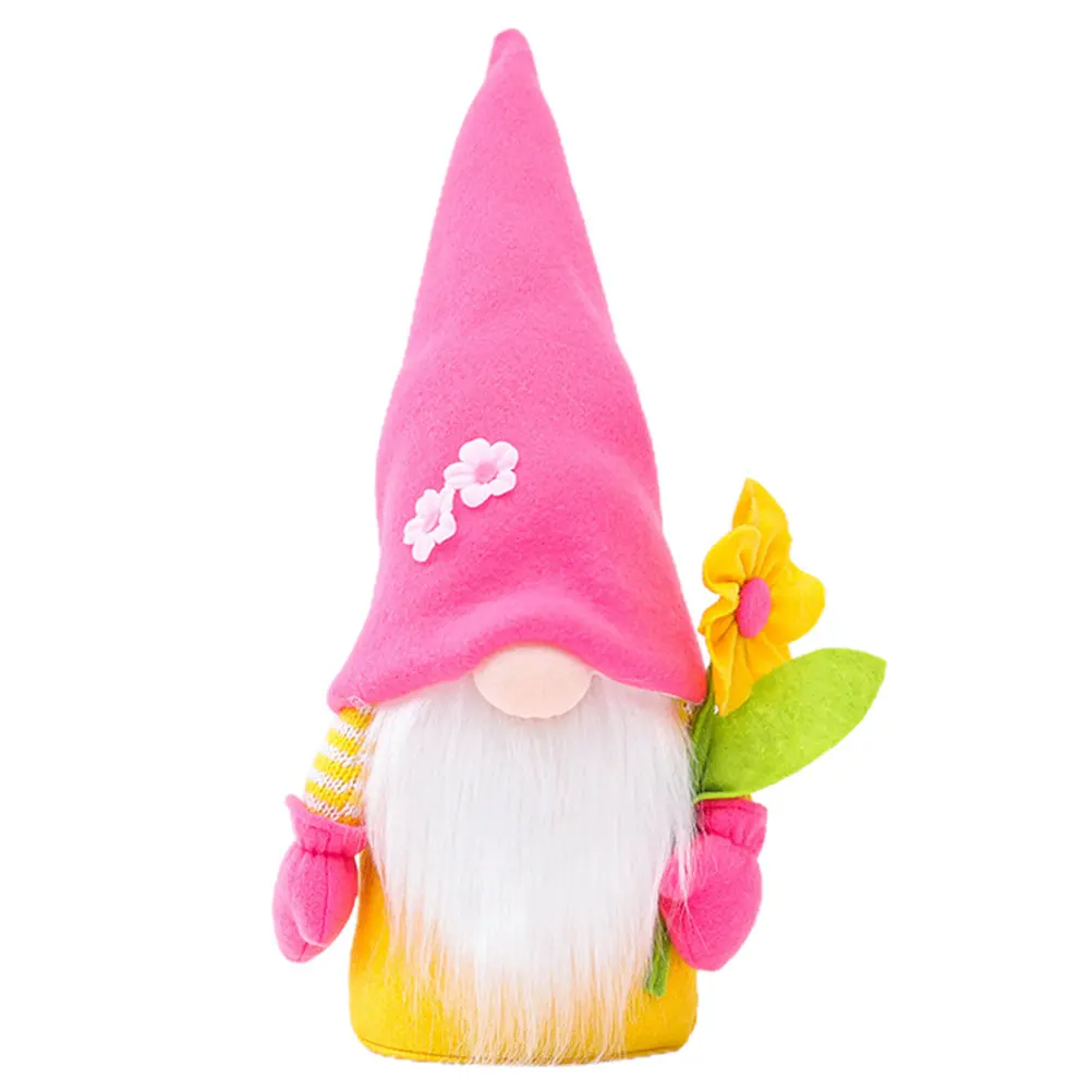 

1Pcs Flower Shaped Faceless Home Decor Ornament Creative Gift Photo Prop for Mother's Day Party Room Decoration