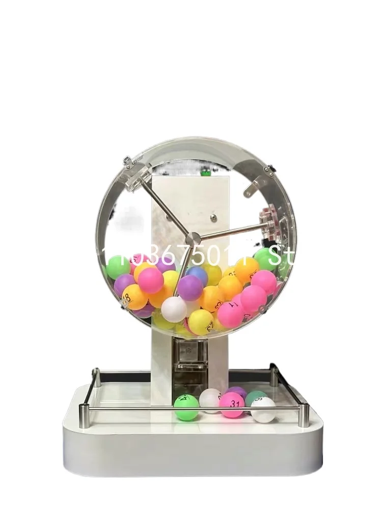 

50-100 Ball Electric Automatic Bingo Cage Lucky Game Playing Machine Hot Selling Electric Acrylic Lottery Machine