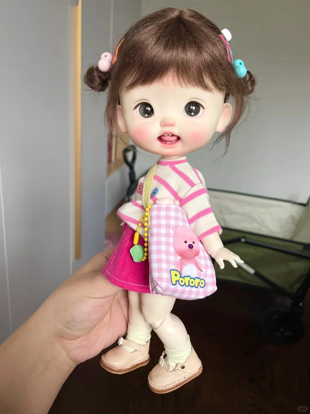 25cm BJD 1/6 SD 인형 로라 귀여운 프리미엄 란두두 레진 공장 직판 스팟 메이크업 포함 - 새 선물 아이템