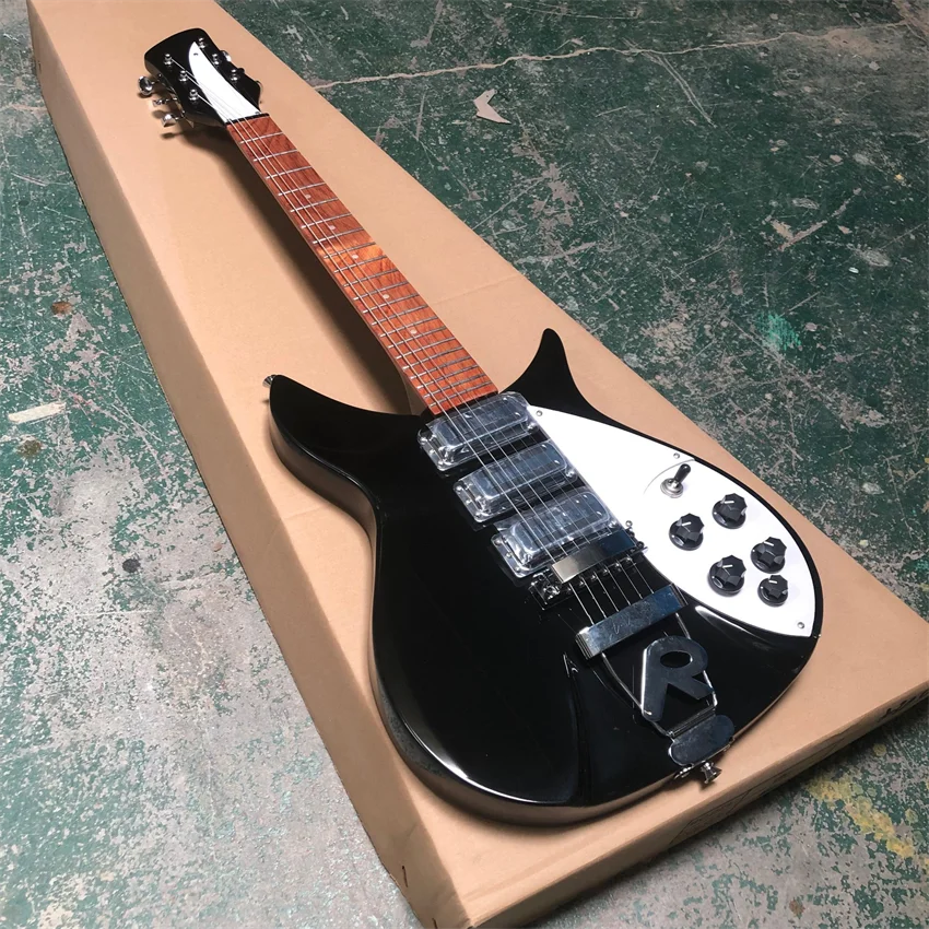 

In stock electric guitar, Ricken 325 electric guitar, R Bridge Backer 34 inches, can be customized , free shipping