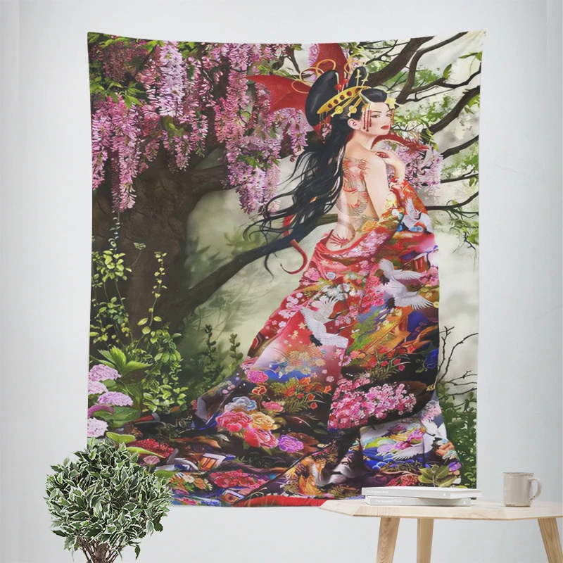 Home decorations room decor wall tapestry aesthetic bedroom aesthetic wall art large fabric wall tapestry